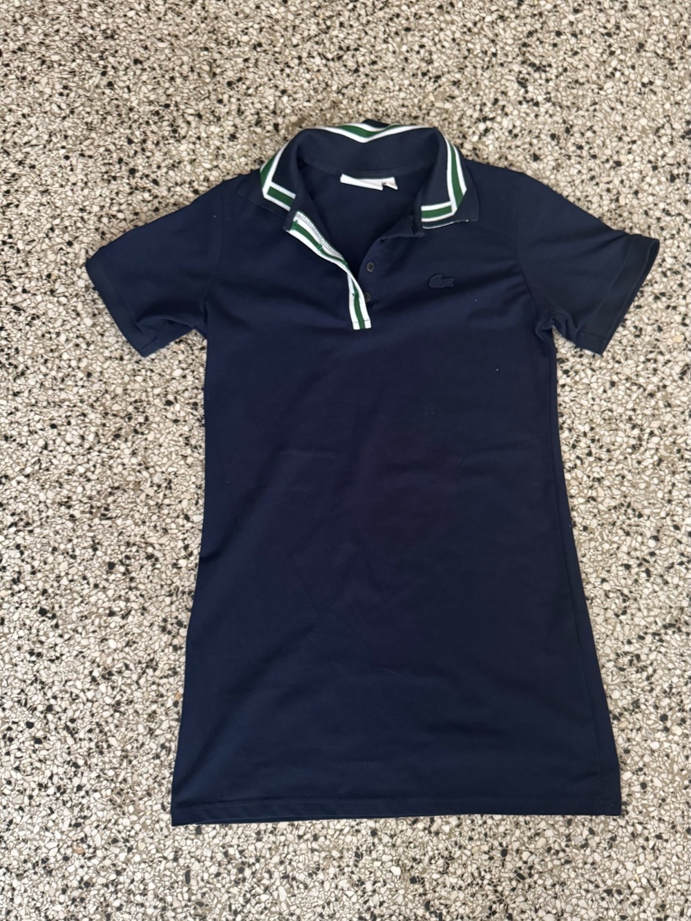 SZ S Girls Lacoste polo style collared dress